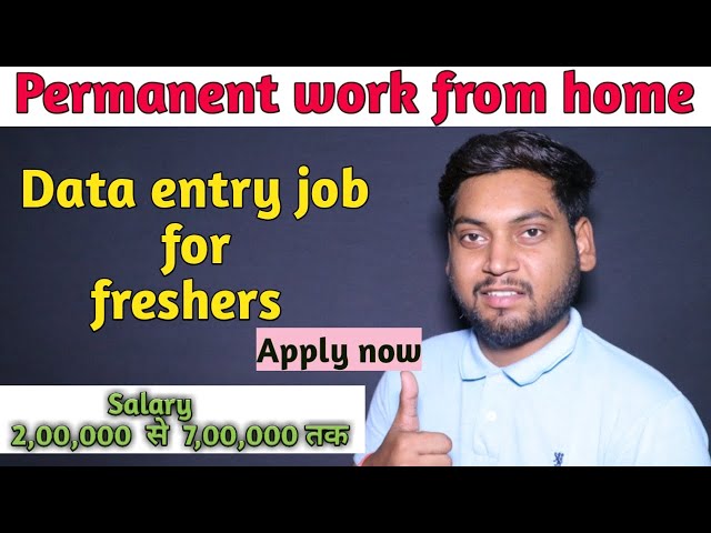 Data entry jobs work from home | earn money online 2022 | Apply now