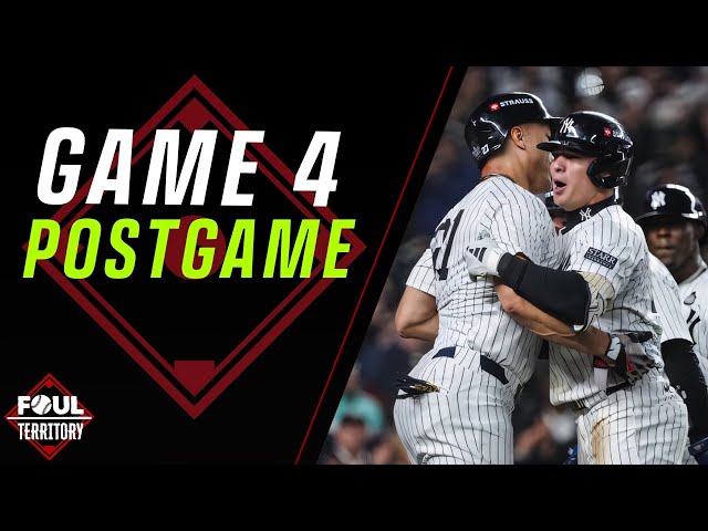 Yankees crush Dodgers to stay alive; World Series Game 4 LIVE Reax | Foul Territory