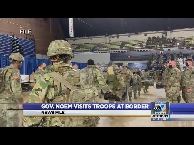 South Dakota Governor to meet with National Guard members deployed in the Rio Grande Valley