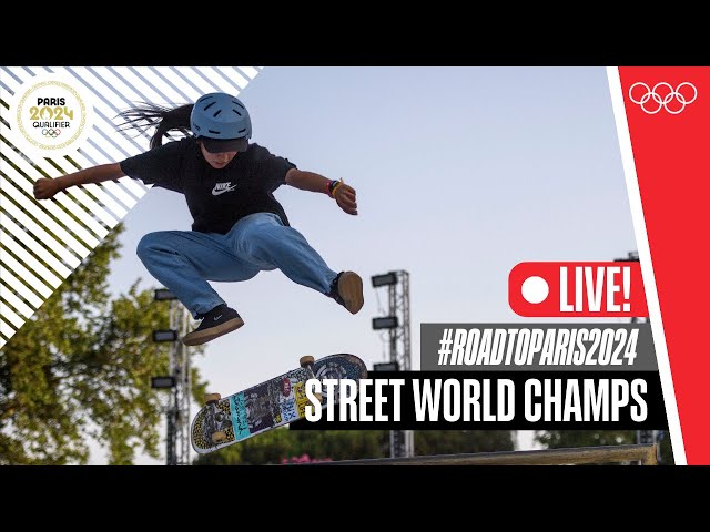 🔴 Street Skateboarding Olympic Qualifier  - Men's & Women's Semifinals!