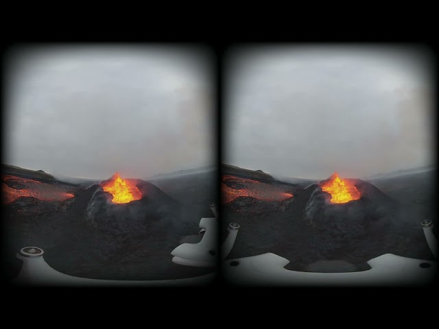 3D Iceland Volcano 2023 in VR180