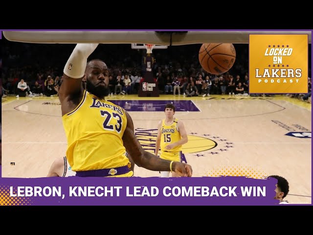 LeBron Has 3rd Straight Triple-Double, Dalton Knecht Puts up 19 in Lakers 128-123 Win vs. Grizzlies.