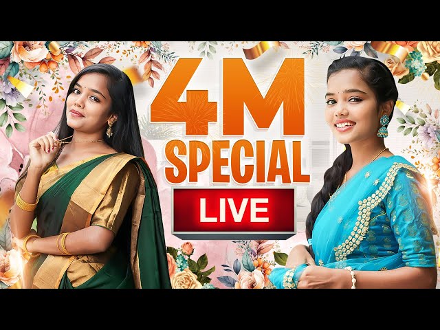 Allari Aarathi 4M special live 😍✨ #livestream #4m #live