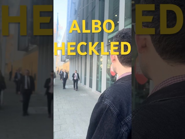 Albo HECKLED in Perth