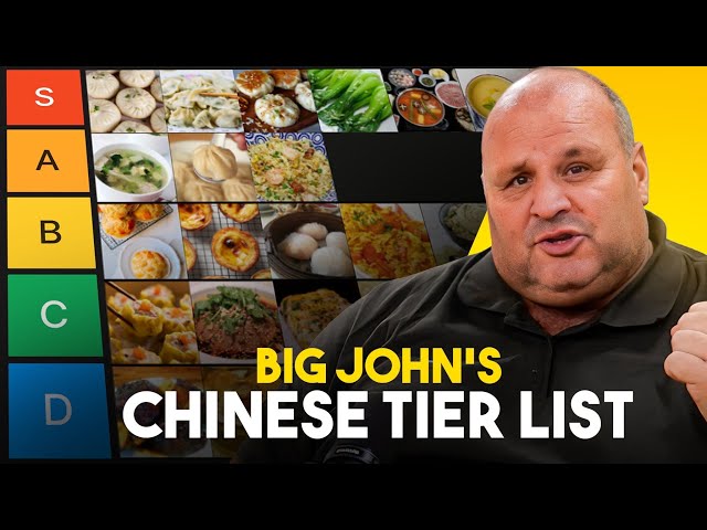 The ULTIMATE Chinese Takeaway Tier List with Big John