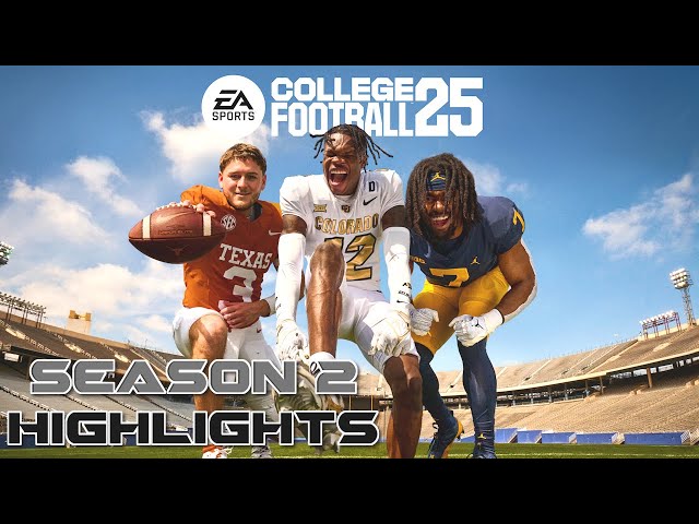 College Football 25 Road to Glory Gameplay Season 2 Highlights