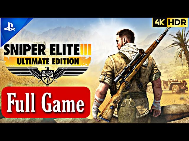 Sniper Elite 3 PS5 Gameplay 4K HDR Full Game