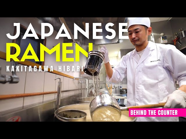 Behind the Counter at a Local Japanese Miso Ramen Restaurant