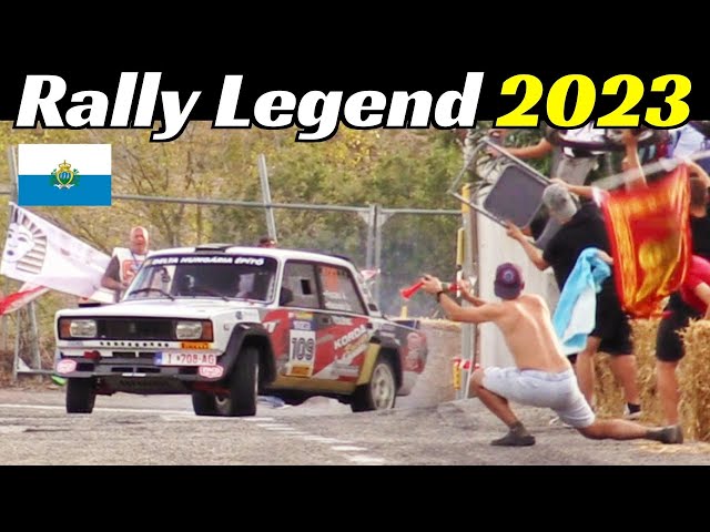 Rally Legend 2023 San Marino Day 4 - Sunday/Domenica - PS The Legend - EPIC Show, Jumps & Donuts!