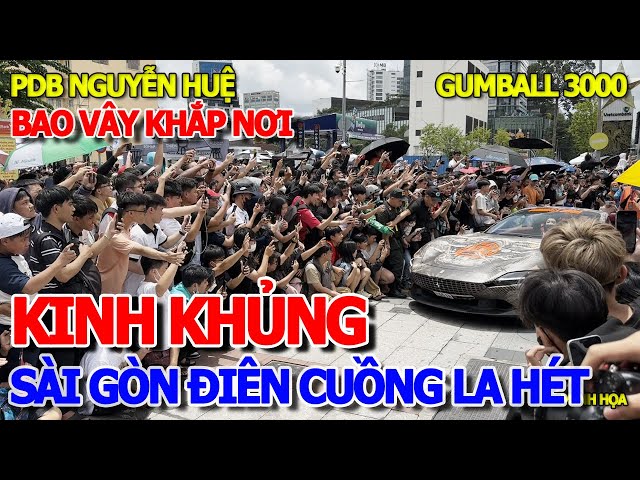 GIÂY PHÚT BÙNG NỔ - SÀI GÒN ĐIÊN CUỒNG LA HÉT ĐOÀN SIÊU XE LĂN BÁNH TẠI GUMBALL 3000 ĐƯỜNG LÊ LỢI