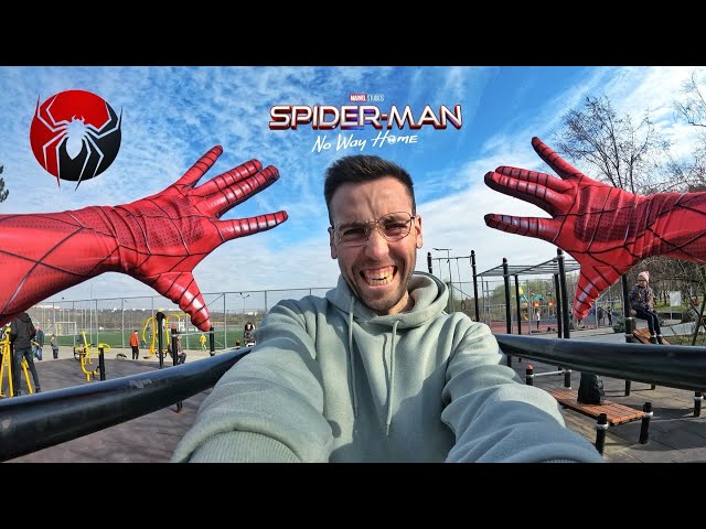 SPIDER-MAN ESCAPING ANGRY DAD( Epic Parkour POV Chase)