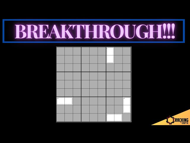 Announcing A BREAKTHROUGH In Fog Sudoku!