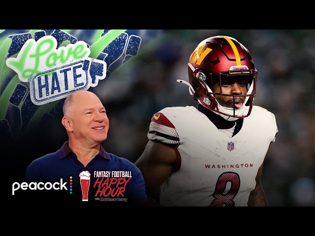 Jahmyr Gibbs, Brian Robinson lead Berry's RB Love list | Fantasy Football Happy Hour | NFL on NBC