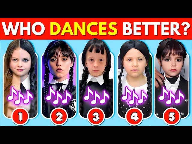 Who Dances Better? Wednesday Dance Edition #2 🖤💃 Salish Matter, Diana, Like Nastya, Skibidi