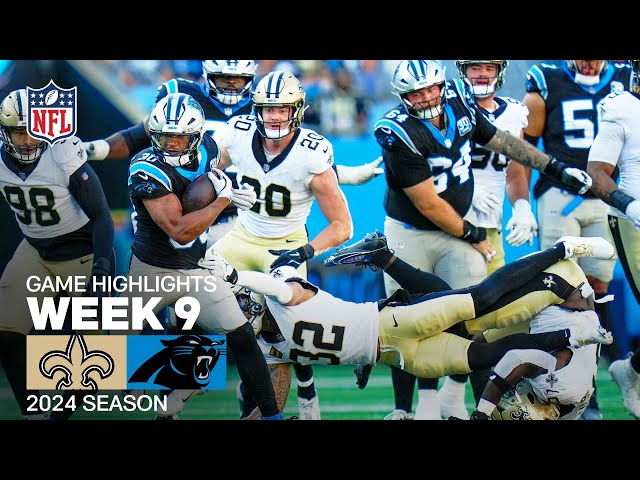 New Orleans Saints vs. Carolina Panthers | 2024 Week 9 Game Highlights