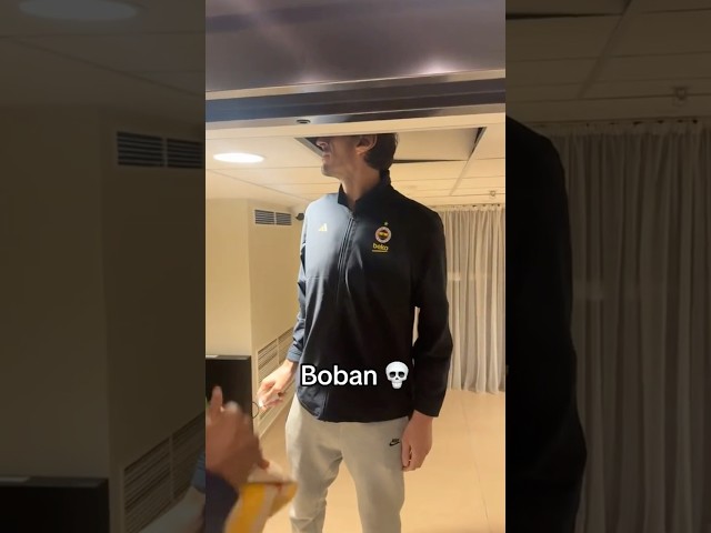 These hotels aren’t built for Boban 😂😭