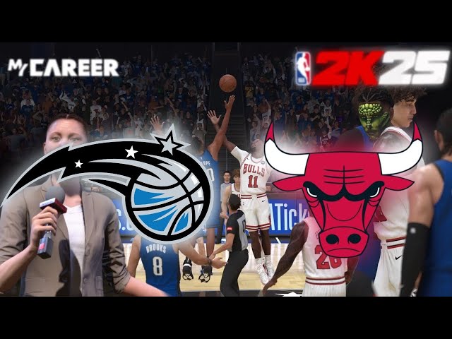 Chicago Bulls vs. Orlando Magic in NBA2K25 – jaw-dropping upset!