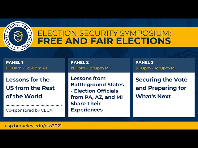 Free and Fair Elections: A Center for Security in Politics Symposium