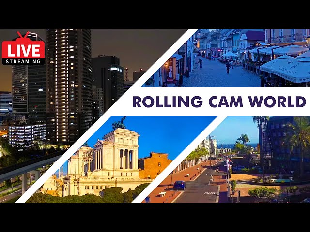 🔴 Live cam World - Rolling Cam around the World - Live webcam