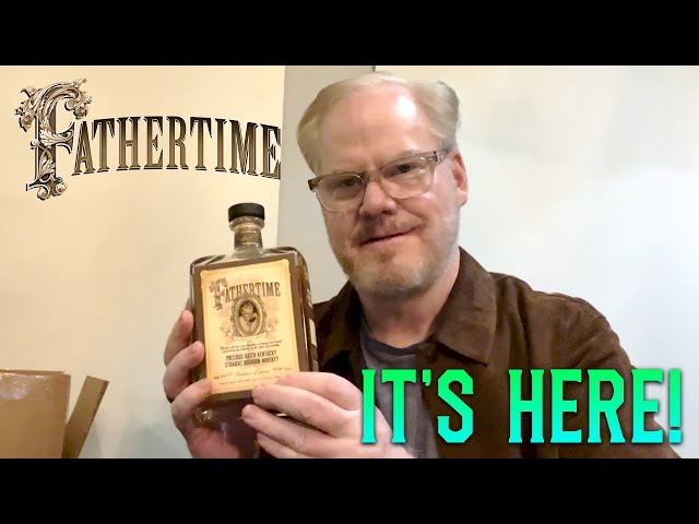 IT'S HERE!!!  Fathertime Bourbon - First Bottle - Jim's First Taste