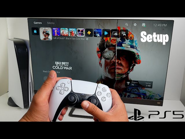 PlayStation 5 Initial Setup, Startup, Dashboard and Gameplay