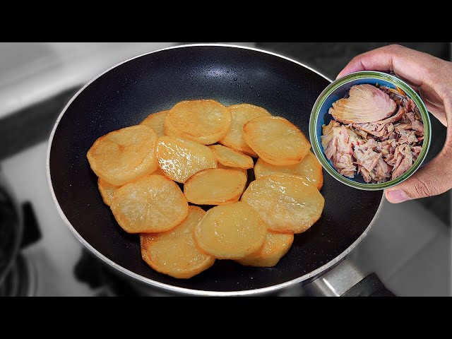 Do you have tuna and potatoes at home! Healthy, quick and  tasty recipe!