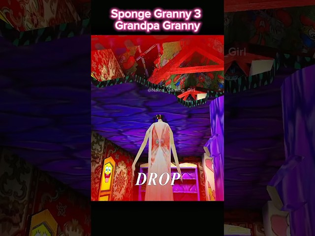 Sponge Granny 3 Grandpa and Granny Sponge house #nainagaminggirl #grannygame #granny3 #shorts