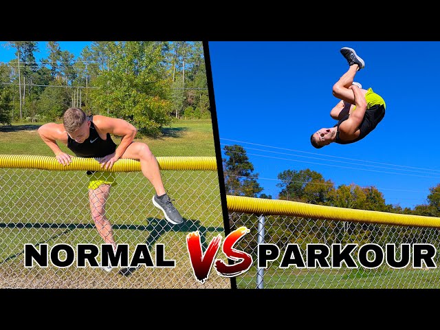 Parkour VS Normal People In Real Life