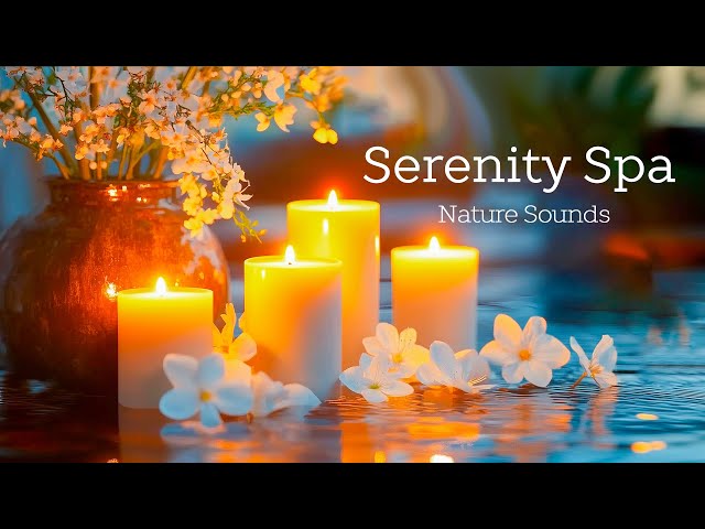 Peaceful Piano Vibes 🌺 Water Sounds & Relaxing Spa Music for Inner Calm & Serenity