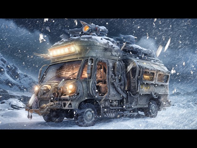 Cozy Snow Storm Winter Van Life Camping. From Blizzard to Freezing Temperatures #vanlife #blizzard