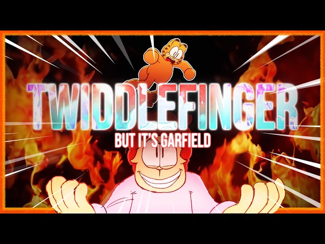 Twiddlefinger but It's Garfield | Fnf Animation (Lyrics part)