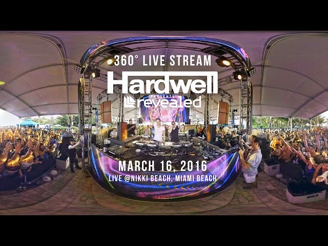 Hardwell 360 degrees livestream announcement #Hardwell360 March 16 Nikki Beach