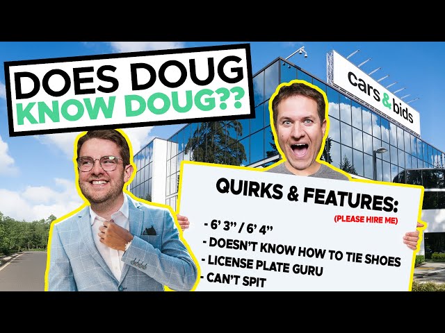 Doug DeMuro Gets Quizzed on Himself!