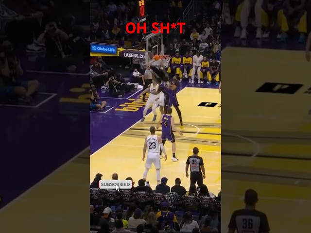 THE SOUND of the BLOCK 😭 - #nba #basketball #highlights #shorts #shortvideo #youtubeshorts #block