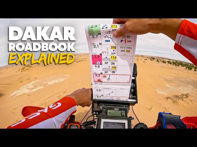 How to read a Dakar Rally Road Book