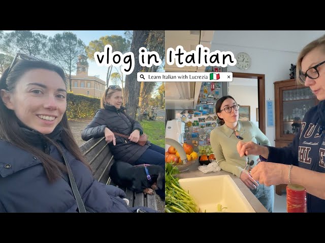 Italian vlog: l’ultimo libro che ho letto, facciamo le puntarelle, passeggiata in centro (Subtitles)