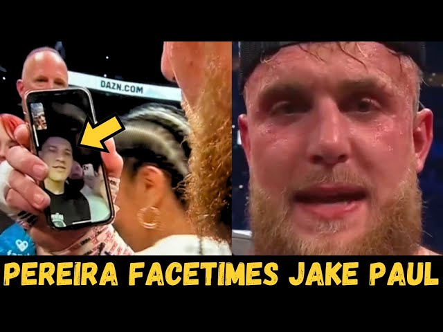 Alex Pereira FaceTimes Jake Paul After Mike Perry Boxing Match…