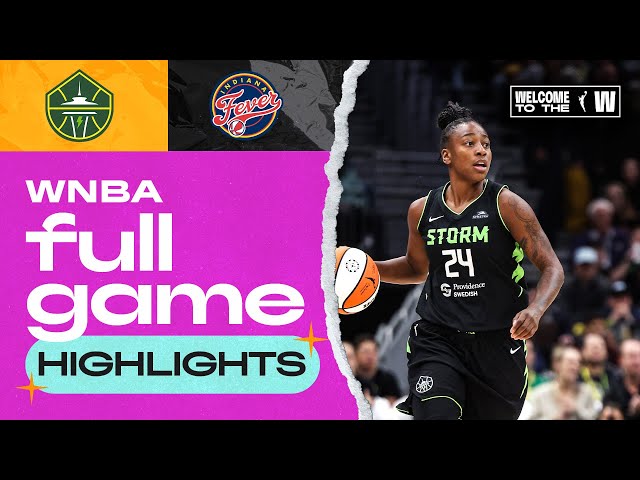 Indiana Fever vs. Seattle Storm | FULL GAME HIGHLIGHTS | June 27, 2024