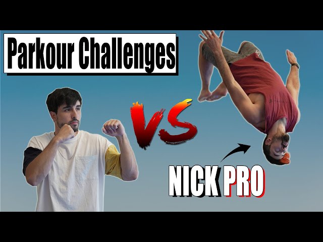 Parkour Challenges Vs Nick Pro