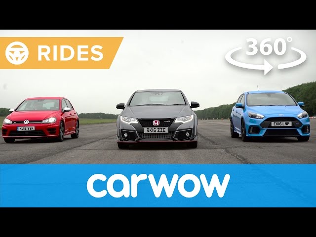 Ford Focus RS drag race - the truth: 360 degree camera reveals all | Passenger Rides