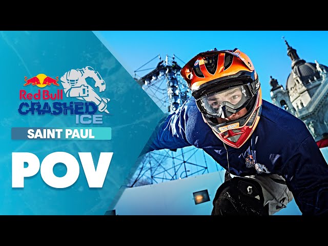 High Speed POV 💨 | Red Bull Crashed Ice: Saint Paul