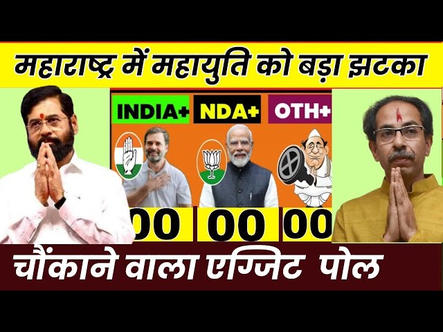 Maharashtra Assembly Election Opinion Poll 2024. Eknath Shinde vs Uddhav thackeray. NDA vs MVA