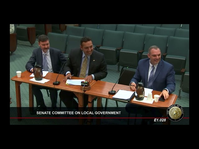 James Quintero Testimony on Property Tax Relief and Reform | Senate Committee on Local Government