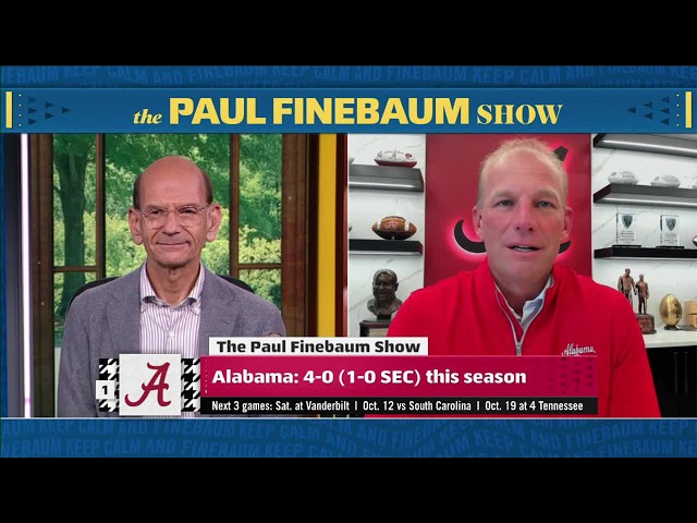 Kalen DeBoer FULL INTERVIEW 🐘 FIRST SEC WIN at Alabama vs. Georgia & MORE | The Paul Finebaum Show