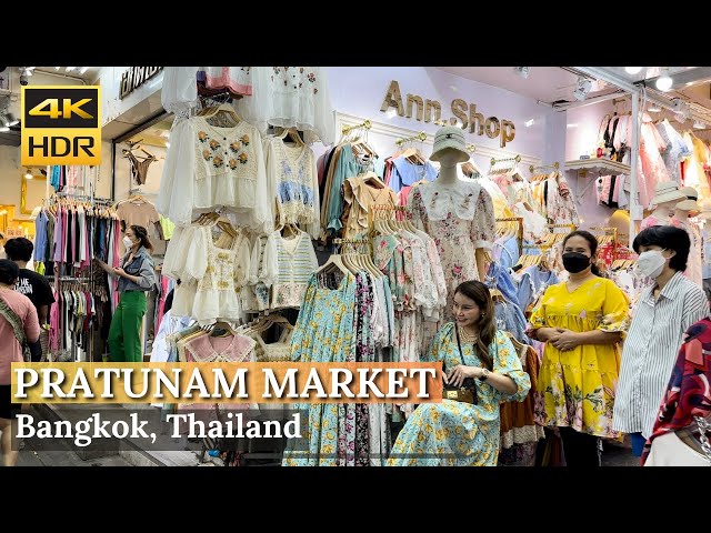 [BANGKOK] Pratunam Market "Exploring Largest Wholesales Clothing Market"| Thailand [4K HDR]