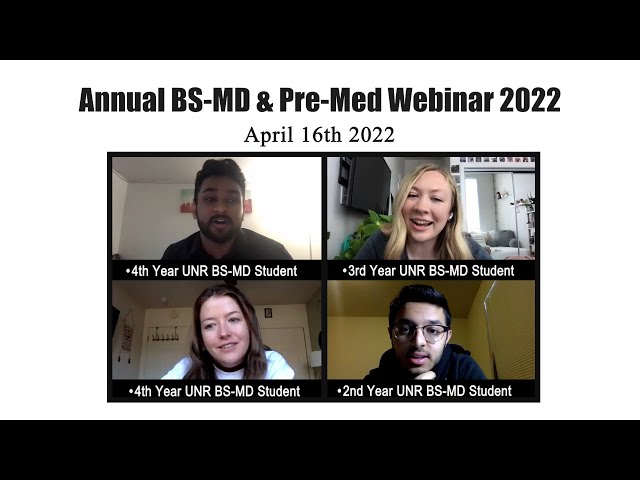 BS-MD & Pre-Med Annual Webinar 2022 | BS-MD Requirements | Q&A  |  Excel Academy