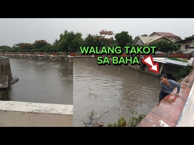 Napadaan sa Tulay ng Zapote Las Piñas malaki na ang tubig Baha