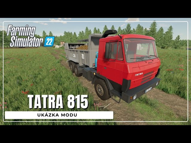 Nová Tatra 815 a korby pro Farming Simulator 22 4K