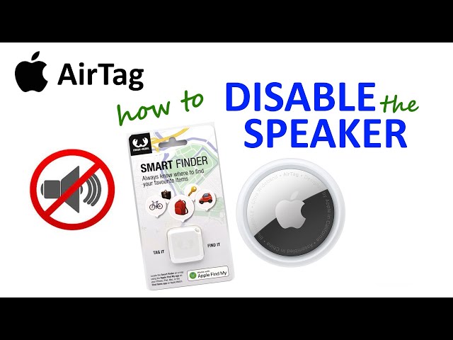 [How to] disable the AirTag speaker! (& Fresh 'n Rebel Smart Finder!)