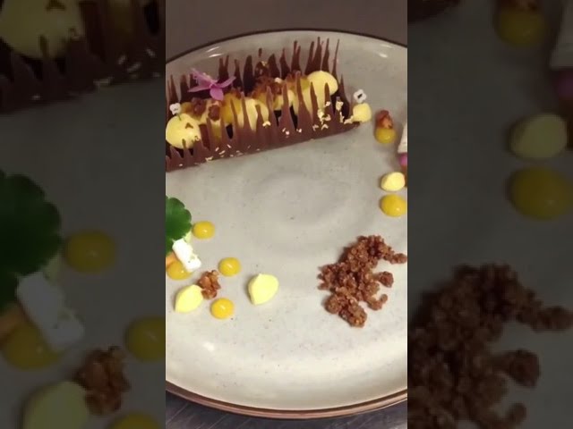 amazing plating dessert